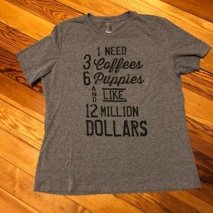 What every woman could possibly want tee ☕️🐶💰